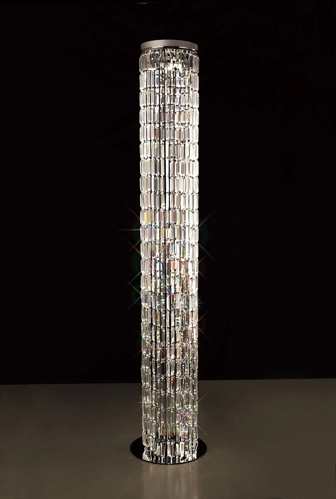 Torre Crystal Ceiling Lights Diyas Statement Crystal Fittings